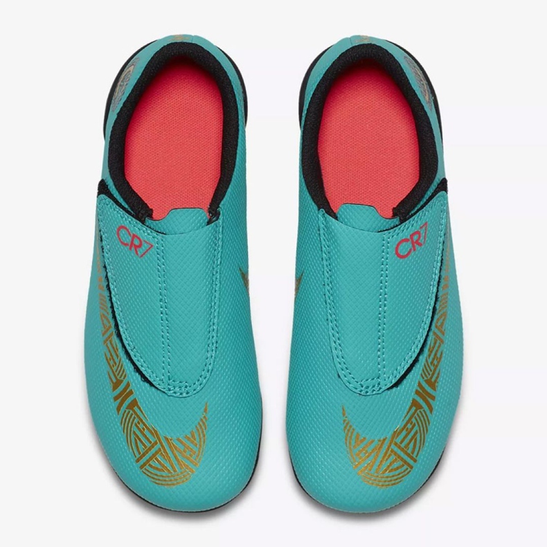 Nike Mercurial Vapor 12 Club Ps V CR7 Mg Jr AJ3096-390 scarpe da calcio blu blu 2