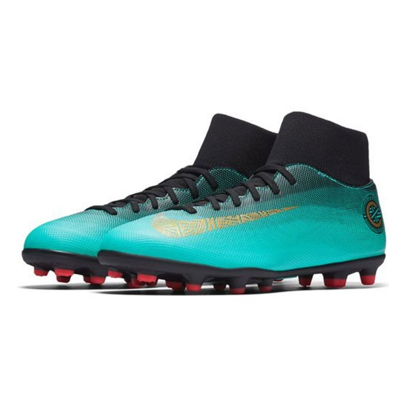 Scarpe da calcio Nike Mercurial Superfly 6 Club CR7 Mg AJ3545-390 multicolore blu 2
