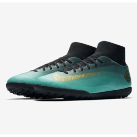 Scarpe da calcio Nike Mercurialx 6 Club CR7 Tf AJ3570-390 blu blu 2