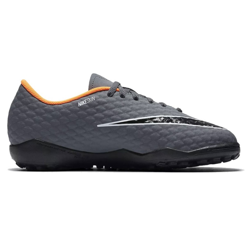 Scarpe da calcio Nike Hypervenom PhantomX 3 Academy Tf Jr AH7294-081-S grigio grigio 1