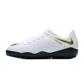 Scarpa da calcio Nike Hypervenom 3 Academy Tf Jr AJ3797-107 bianco bianco 1
