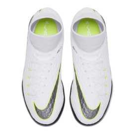 Scarpe da calcio Nike Hypervenom PhantomX 3 Academy Df Tf Jr AH7293-107 bianco bianco 1