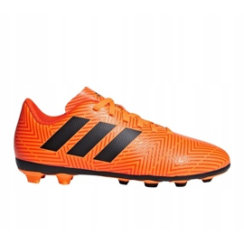 Le scarpe da calcio adidas Nemeziz 18.4 FxG Jr DB2355 multicolore arancia 1