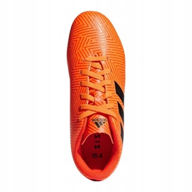 Le scarpe da calcio adidas Nemeziz 18.4 FxG Jr DB2355 multicolore arancia 2