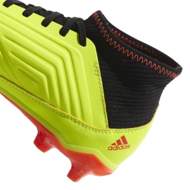 Scarpe da calcio Adidas Preadtor 18.3 Fg Jr DB2319 multicolore giallo 2
