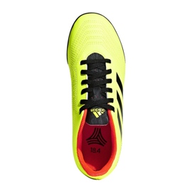 Scarpe da calcio Adidas Predator Tango 18.4 Tf Jr DB2340 giallo giallo 1