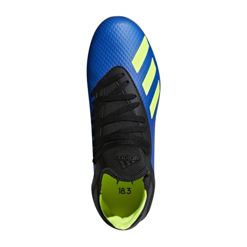 Scarpe da calcio Adidas X 18.3 Fg Jr DB2416 blu navy blu 1