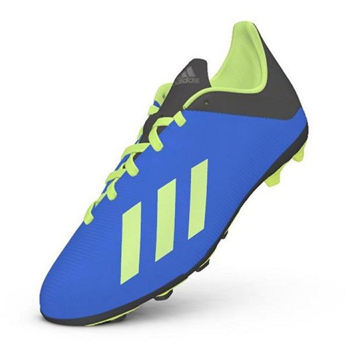 Scarpe da calcio Adidas X 18.4 FxG Jr DB2419 multicolore blu 1