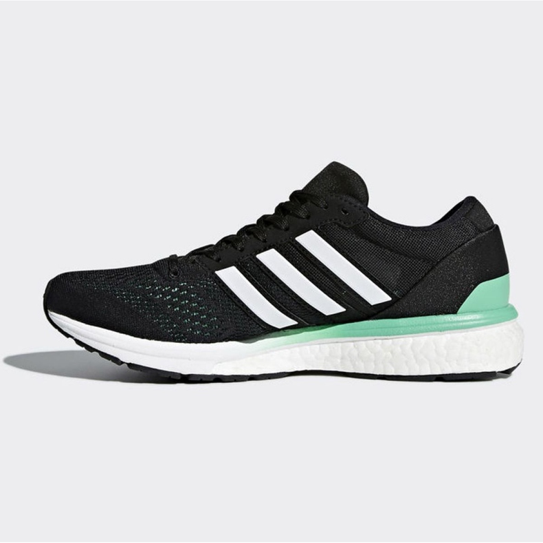 Scarpe da corsa adidas Boston 6 W BB6421 nero verde 1