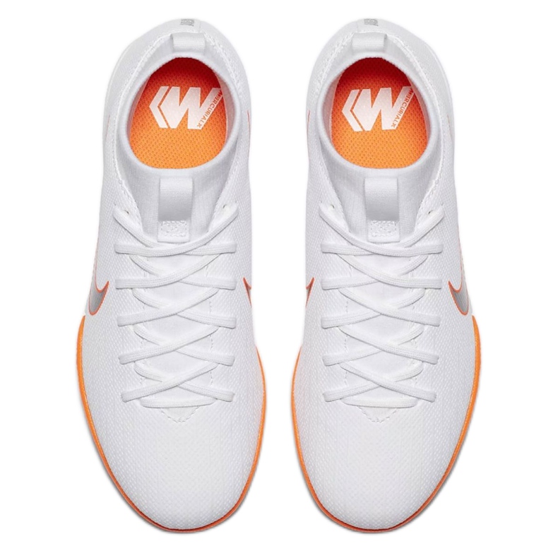 Scarpe indoor Nike Mercurial SuperflyX 6 Academy Gs Ic Jr AH7343-107 bianco bianco 2