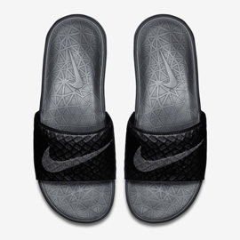 Pantofole Nike Benassi Solarsoft Slide 705474-091 nero 1