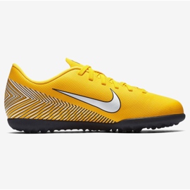 Nike Mercurial Vapor 12 Club Neymar Tf Jr AO9478-710 scarpe da calcio giallo giallo 1