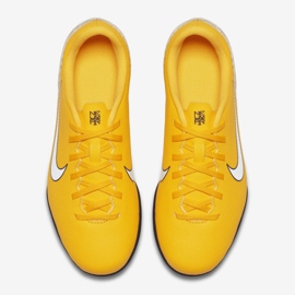 Nike Mercurial Vapor 12 Club Neymar Tf Jr AO9478-710 scarpe da calcio giallo giallo 2