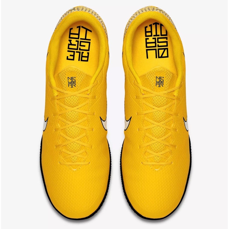 Nike Mercurial Vapor 12 Academy Neymar Ic Jr AO3122-710 scarpe da calcio giallo giallo 2