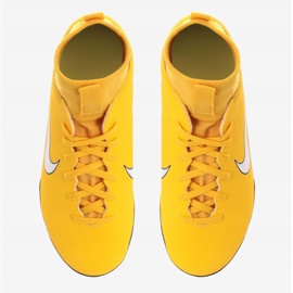 Scarpe indoor Nike Mercurial SuperflyX 6 Club Neymar Ic Jr AO2891-710 multicolore giallo 2