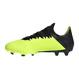 Scarpe da calcio Adidas X 18.3 Fg M DB2183 giallo giallo 1