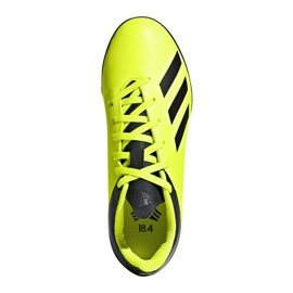 Le scarpe da calcio adidas X Tango 18.4 Tf Jr DB2435 giallo giallo 1