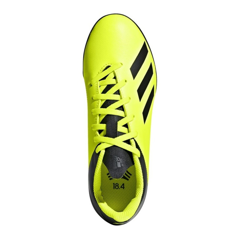 Le scarpe da calcio adidas X Tango 18.4 Tf Jr DB2435 giallo giallo 1