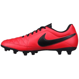 Scarpe da calcio Nike Majestry Fg M AQ7902-600 rosso rosso 1