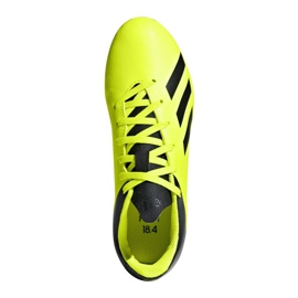 Scarpe da calcio Adidas X 18.4 FxG Jr DB2420 giallo giallo 1
