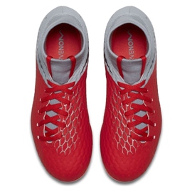 Nike hypervenom Phantom 3 Academy Df Fg Jr AH7287-600 scarpe da calcio rosso rosso 1
