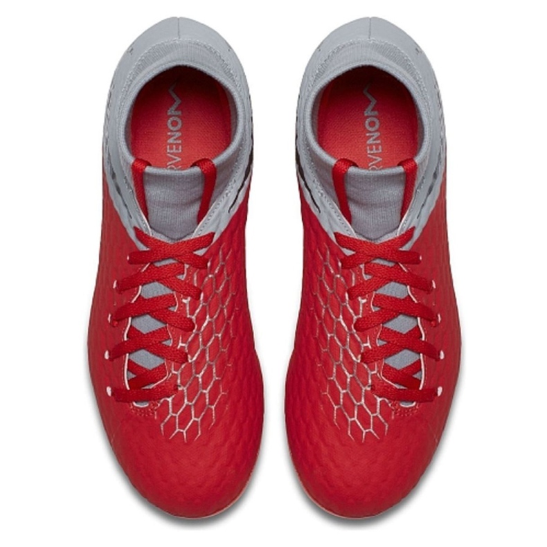 Nike hypervenom Phantom 3 Academy Df Fg Jr AH7287-600 scarpe da calcio rosso rosso 1