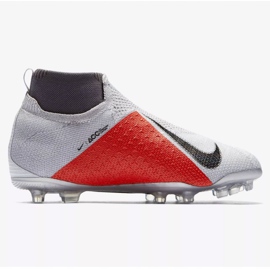 Scarpe da calcio Nike Phantom Vsn Elite Df Fg Jr AO3289-060 bianca bianca 1