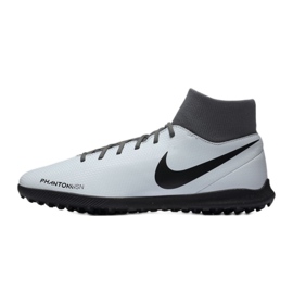 Scarpe da calcio Nike Phantom Vsn Club Df Tf AO3273-060 bianca grigio 1