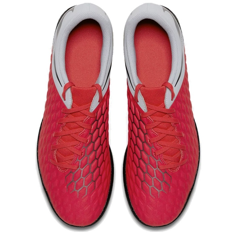 Scarpe indoor Nike Hypervenom Phantomx 3 Club Ic M AJ3808-600 rosso rosso 1