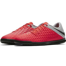 Scarpe indoor Nike Hypervenom Phantomx 3 Club Ic M AJ3808-600 rosso rosso 2