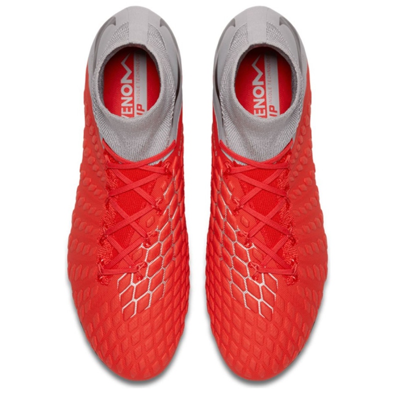 Scarpa da calcio Nike Hypervenom 3 Elite Df Sg Pro Ac M AJ3812-600 rosso rosso 1