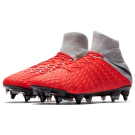 Scarpa da calcio Nike Hypervenom 3 Elite Df Sg Pro Ac M AJ3812-600 rosso rosso 2