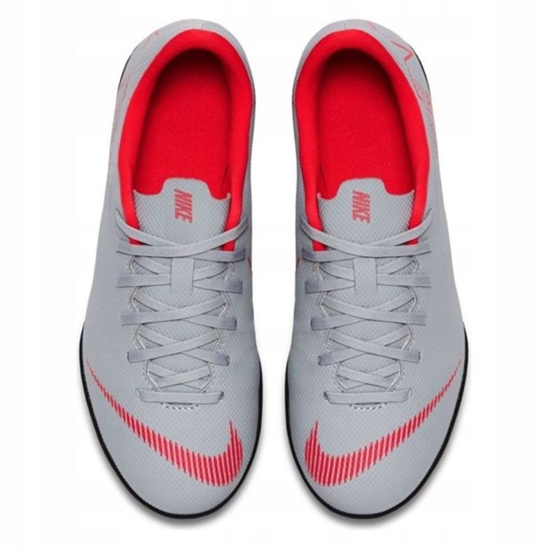 Nike Mercurial VaporX 12 club Tf Gs Jr AH7355-060 scarpe da calcio multicolore bianca 2