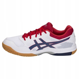 Scarpe da pallavolo Asics Gel Rocket 8 M B706Y-100 multicolore bianca 1