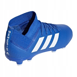 Le scarpe da calcio adidas Nemeziz 18.3 Fg Jr DB2351 blu multicolore 2
