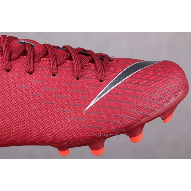 Nike Mercurial Vapor 12 Academy Gs Mg Jr AH7347-606 scarpe da calcio rosso rosso 1
