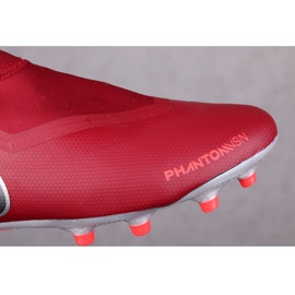 Nike Phantom Vsn Academy Df Fg M AO3258-606 scarpe da calcio rosso rosso 1