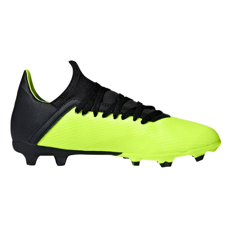 Scarpe da calcio Adidas X 18.3 Fg Jr DB2418 multicolore verde 1