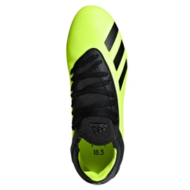 Scarpe da calcio Adidas X 18.3 Fg Jr DB2418 multicolore verde 2