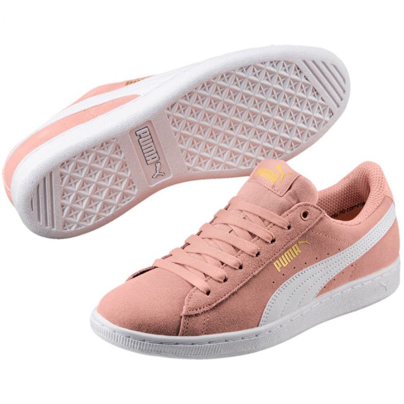 Scarpe Puma Vikky Peach Beige-Puma White W 362624 25 rosa 1