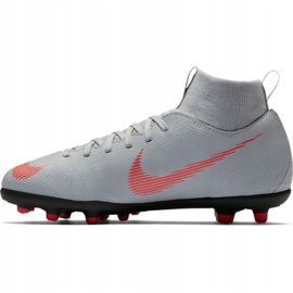 Nike Mercurial Superfly 6 Club Mg Jr AH7339 060 scarpe da calcio bianche bianco bianco 2