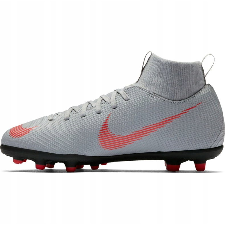 Nike Mercurial Superfly 6 Club Mg Jr AH7339 060 scarpe da calcio bianche bianco bianco 2