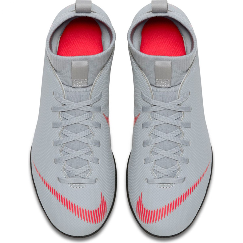 Nike Mercurial Superfly X 6 Club Tf Jr AH7345 060 Scarpe da calcio bianche bianca bianca 1