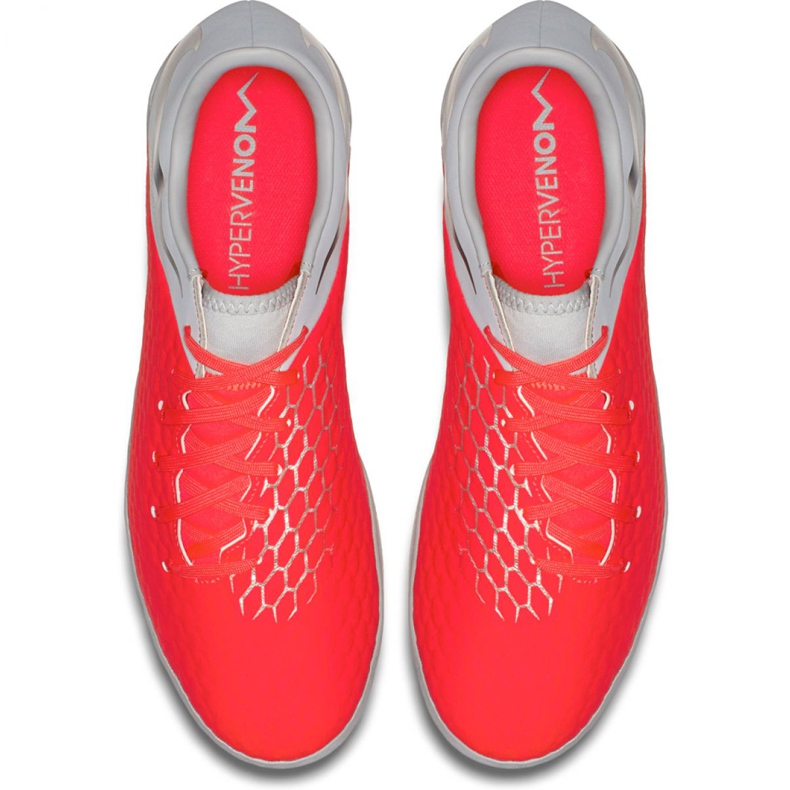 Scarpe indoor Nike Hypervenom Phantom X 3 Academy Ic M AJ3814-600 bianco rosso 1