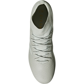 Scarpe da calcio Adidas Nemeziz 18.3 Fg M DB2110 bianca bianca 1