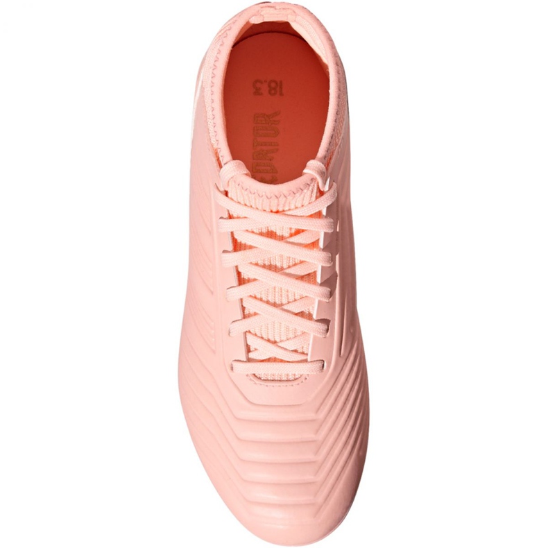 Scarpe da calcio Adidas Predator 18.3 Fg Jr DB2317 rosa rosa 2