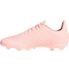 Scarpe da calcio Adidas Predator 18.4 FxG Jr DB2322 multicolore rosa 1