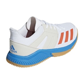 Scarpa da pallamano Adidas Essence M B22589 bianca bianca 1