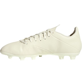 Scarpe da calcio Adidas X 18.4 Fg M DB2187 beige bianco 1