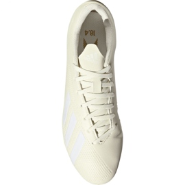 Scarpe da calcio Adidas X 18.4 Fg M DB2187 beige bianco 2